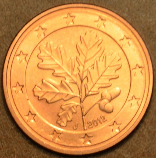 2 cent Nemecko "J" 2012 (UNC)