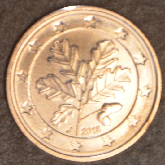 2 cent Nemecko "J" 2018 (UNC)