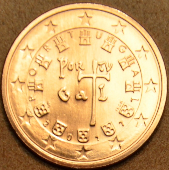 2 cent Portugalsko 2017 (UNC)