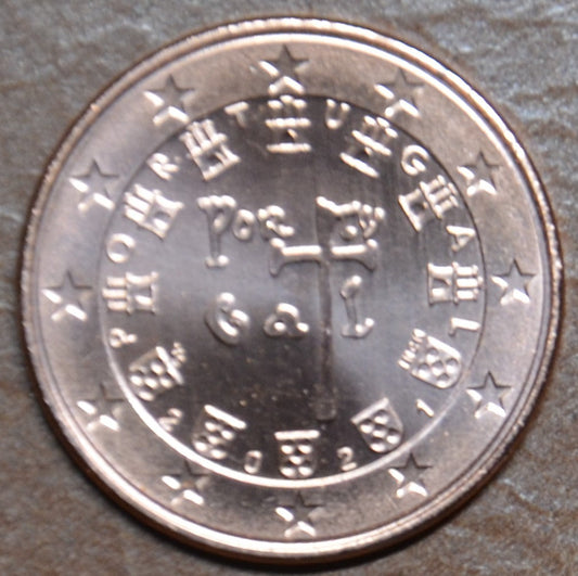 2 cent Portugalsko 2021 (UNC)