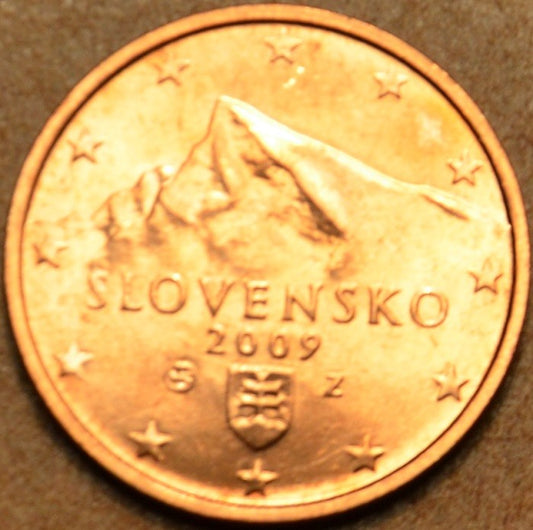 2 cent Slovensko 2009 (UNC)