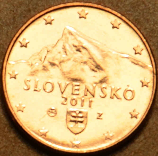 2 cent Slovensko 2011 (UNC)