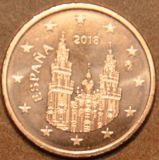 2 cent Španielsko 2018 (UNC)