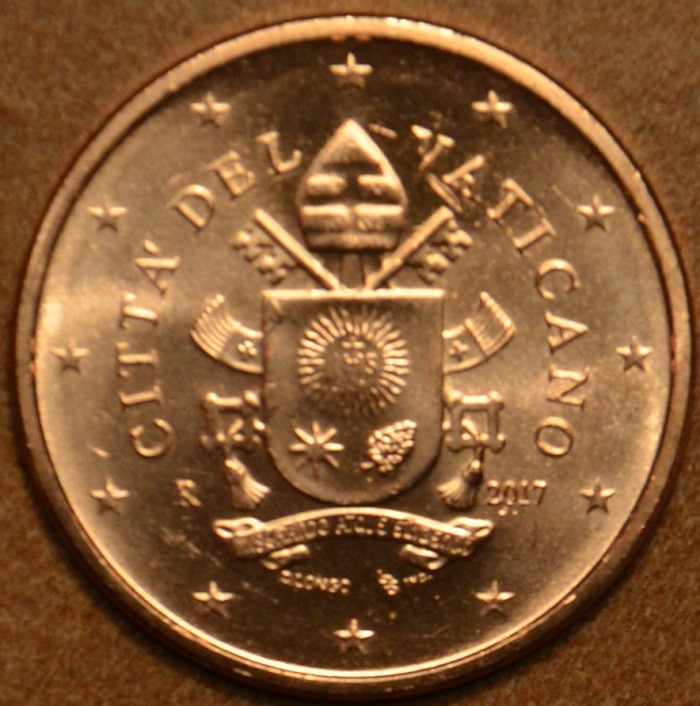 2 cent Vatikán 2017 (BU)