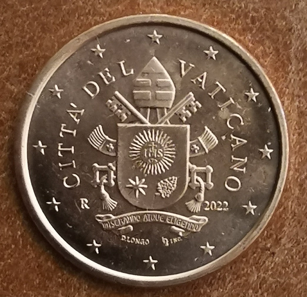 2 cent Vatikán 2022 (BU)