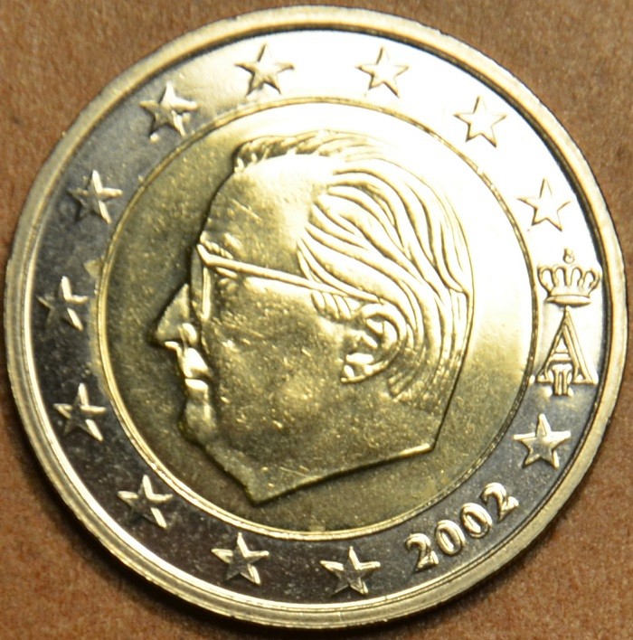 2 Euro Belgicko 2002 - Albert II.  (UNC)