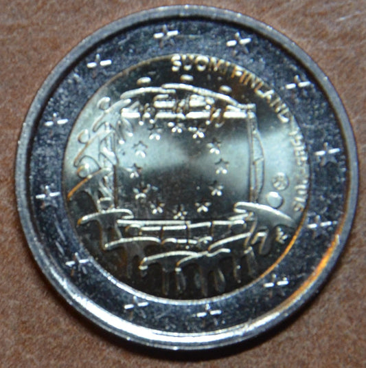 2 Euro Fínsko 2015 - 30 rokov Europskej vlajky  (UNC)