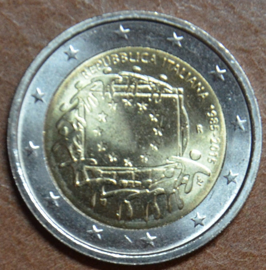2 Euro Taliansko 2015 - 30 rokov Europskej vlajky  (UNC)