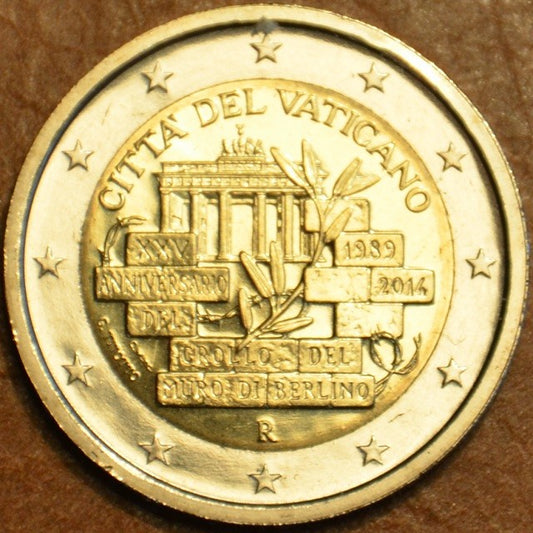 2 Euro Vatikán 2014 - 25. výročie pádu Berlinského múru  (BU)