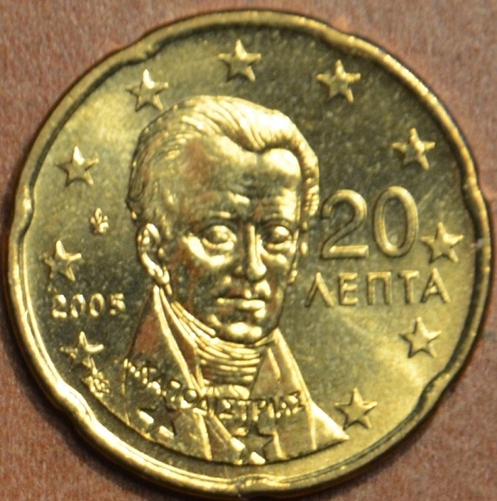 20 cent Grécko 2002 (UNC)