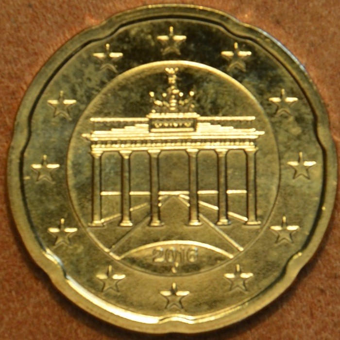 20 cent Nemecko "F" 2016 (UNC)