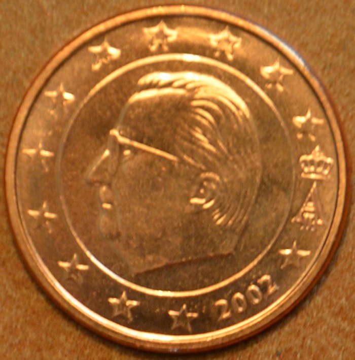 5 cent Belgicko 2002 (UNC)