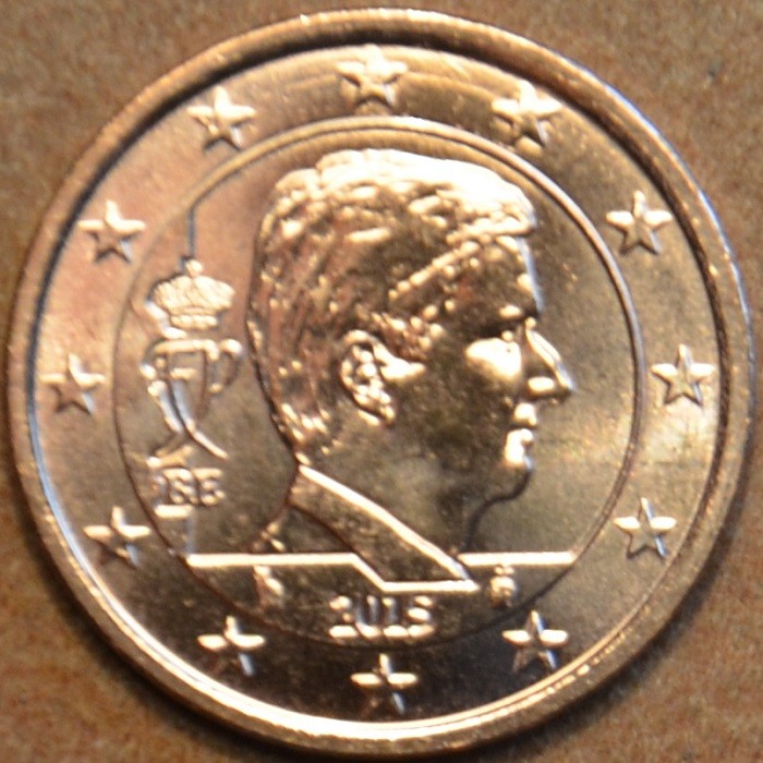 5 cent Belgicko 2015 - Kráľ Filip (UNC)