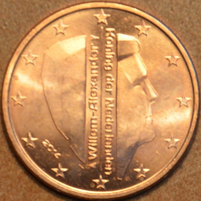 5 cent Holandsko 2014 - Kráľ Willem Alexander (UNC)