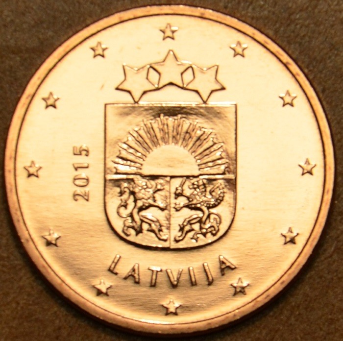 5 cent Lotyšsko 2015 (UNC)