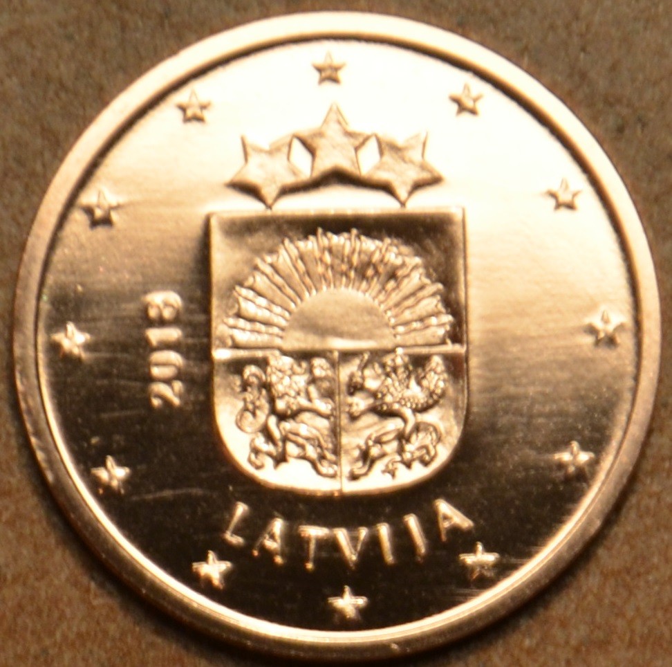 5 cent Lotyšsko 2018 (UNC)