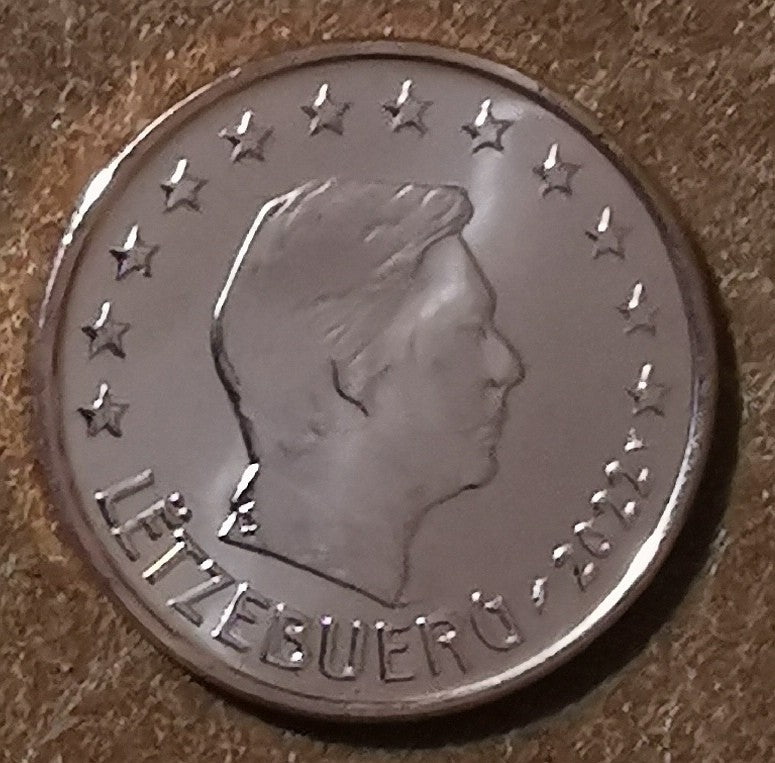 5 cent Luxembursko 2022 (UNC)
