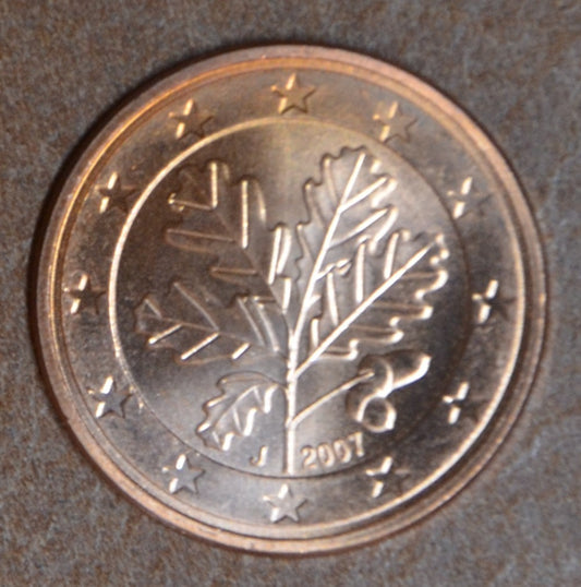 5 cent Nemecko 2007 "J" (UNC)