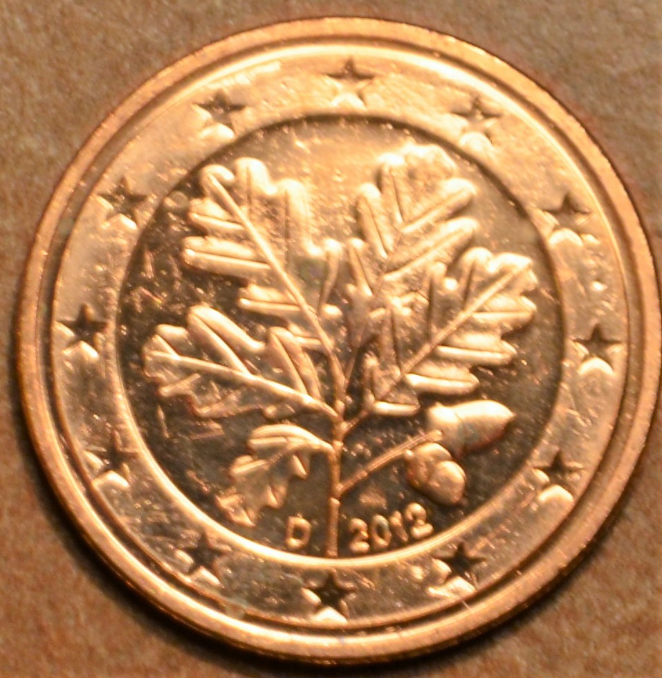 5 cent Nemecko "D" 2012 (UNC)