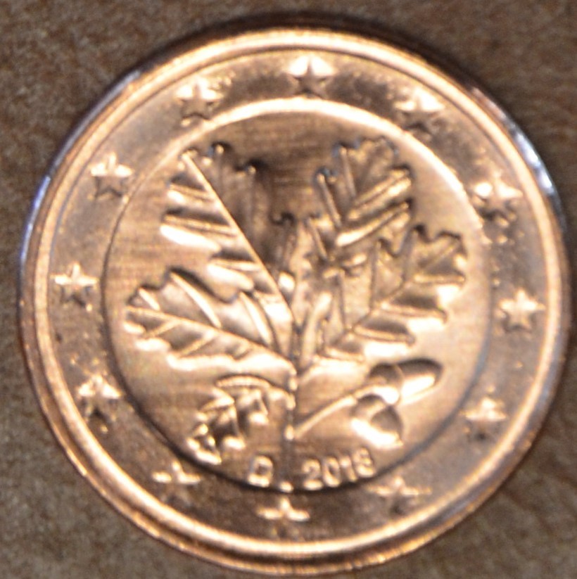 5 cent Nemecko "D" 2018 (UNC)