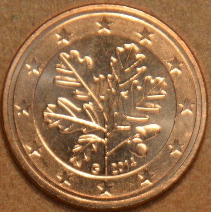5 cent Nemecko "G" 2014 (UNC)