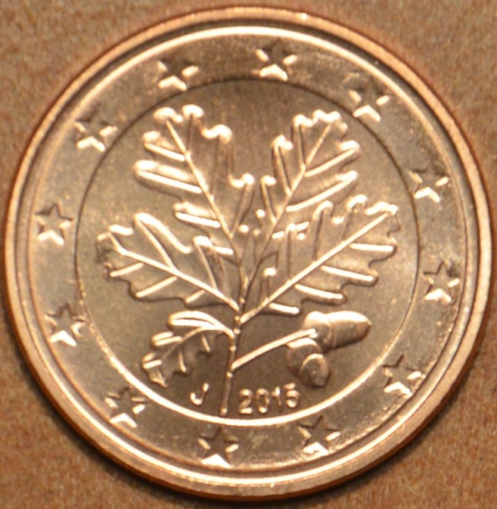 5 cent Nemecko "J" 2015 (UNC)