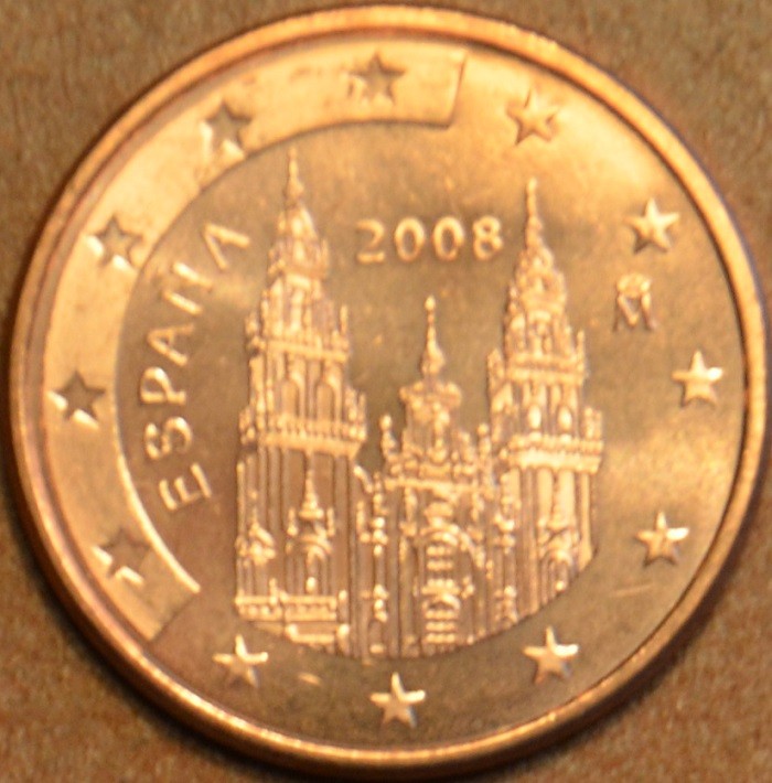 5 cent Španielsko 2008 (UNC)