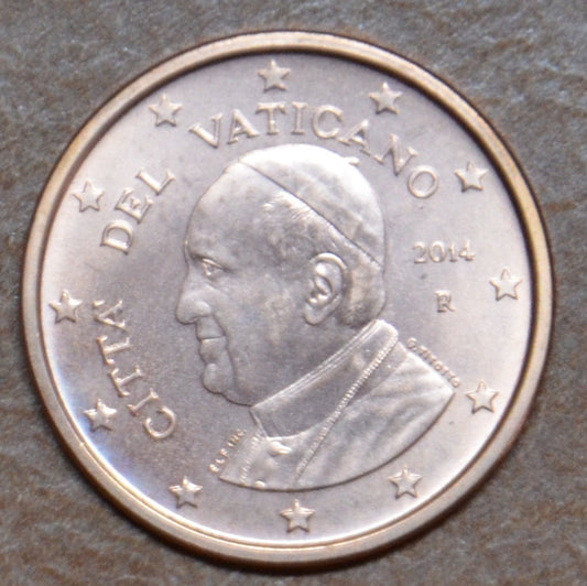 5 cent Vatikán 2014 (BU)