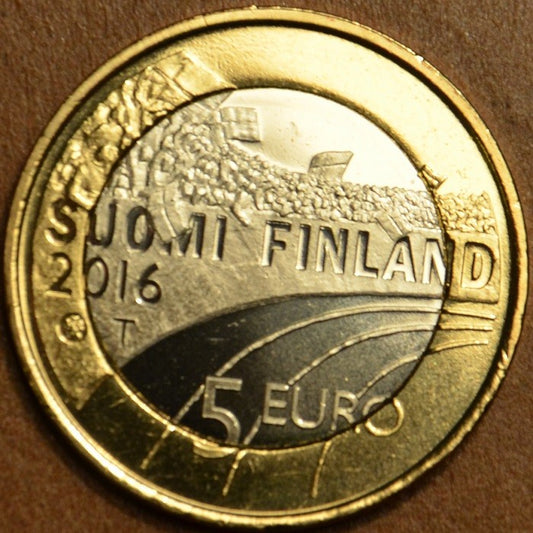 5 Euro Fínsko 2016 - Beh na lyžiach (UNC)