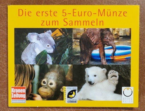5 Euro Rakúsko 2002 Schönbrunn v2 (UNC)
