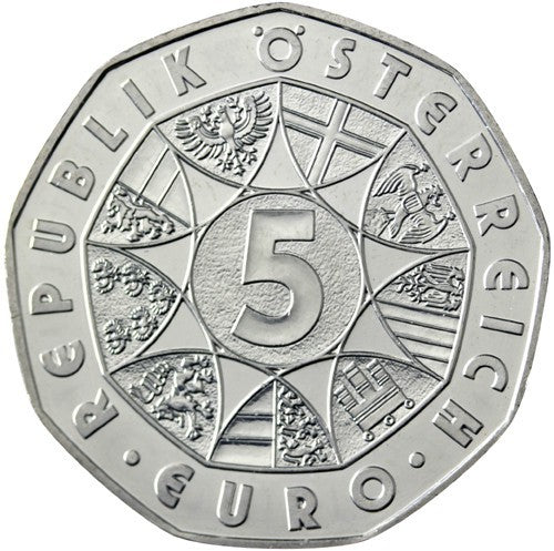 5 Euro Rakúsko 2006 - Predsedníctvo EU (UNC)