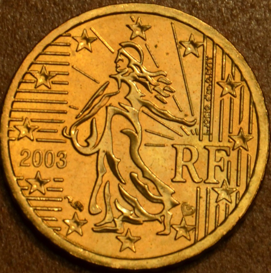 50 cent Francúzsko 2003 (UNC)