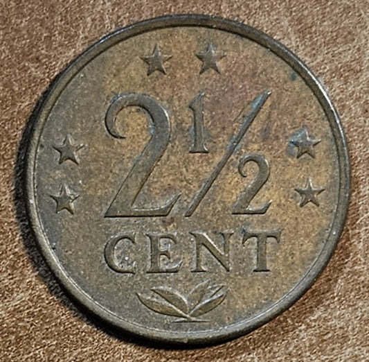 Holandske Antily 2 1/2 cent 1978 (VF)