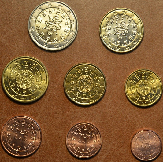 Portugalsko 2004 sada 8 mincí (UNC)
