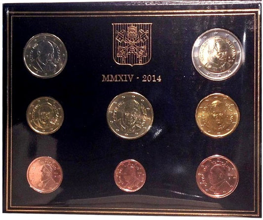 Sada 8 euromincí Vatikan 2014  (BU)
