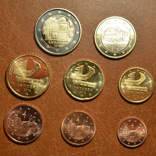 Andorra 2017 sada 8 mincí (UNC)