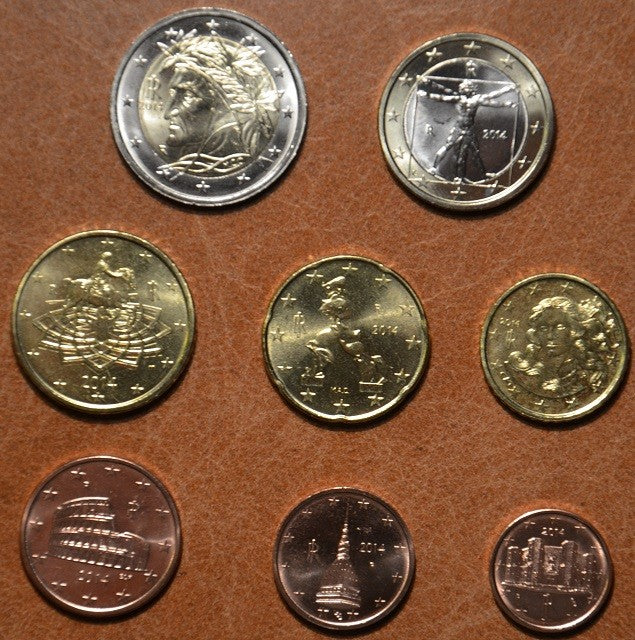 Sada 8 talianskych mincí 2003 (UNC)