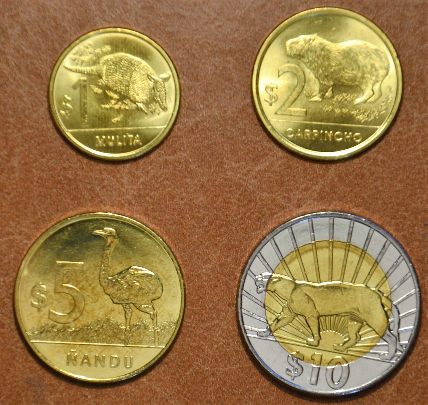 Uruguaj 4 mince 2011 (UNC)